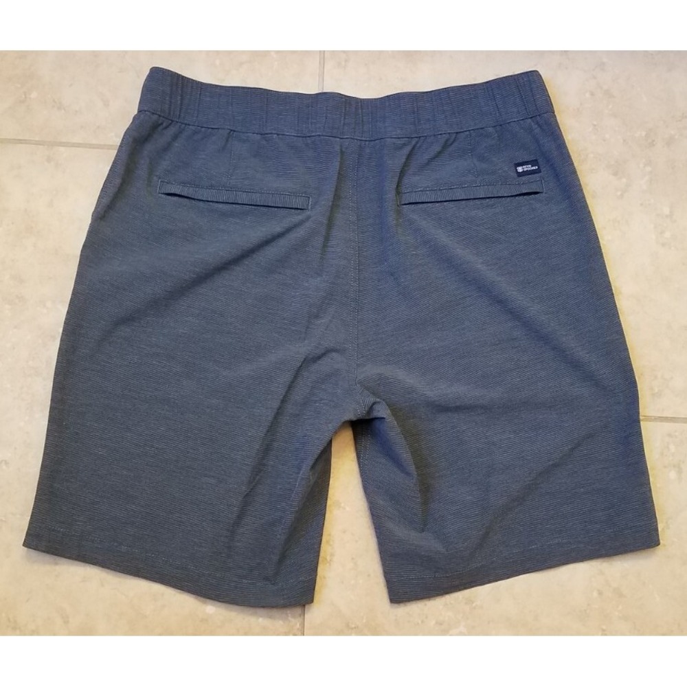 Reyn Spooner Aloha Shorts Men size 32‎ Blue Striped Casual Stretch - Picture 4 of 4